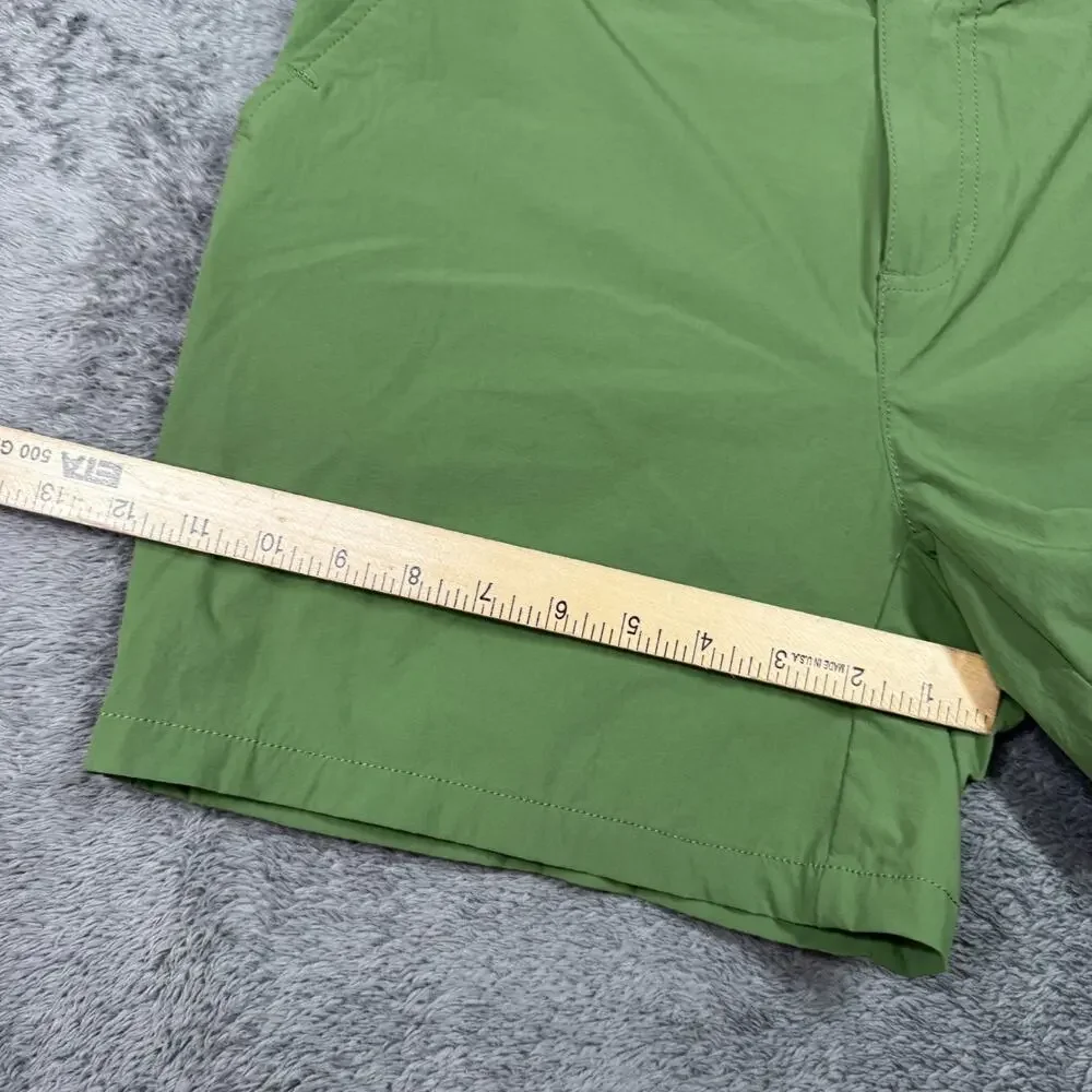 Columbia Titanium Summit Valley Shorts Womens 8 Green Nylon Stretch Hiking - Picture 5 of 7